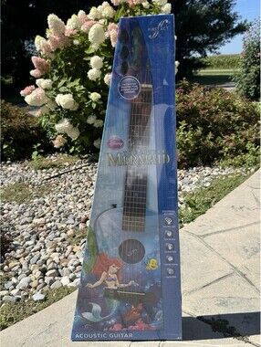 Disney The Little Mermaid Kids Acoustic Guitar First Act String Post Covers 30”
